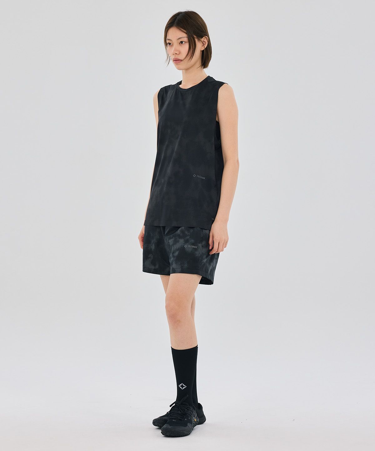 헬리녹스 웨어(HELINOX WEAR) 네츄럴 카모 쇼츠_Dark Grey