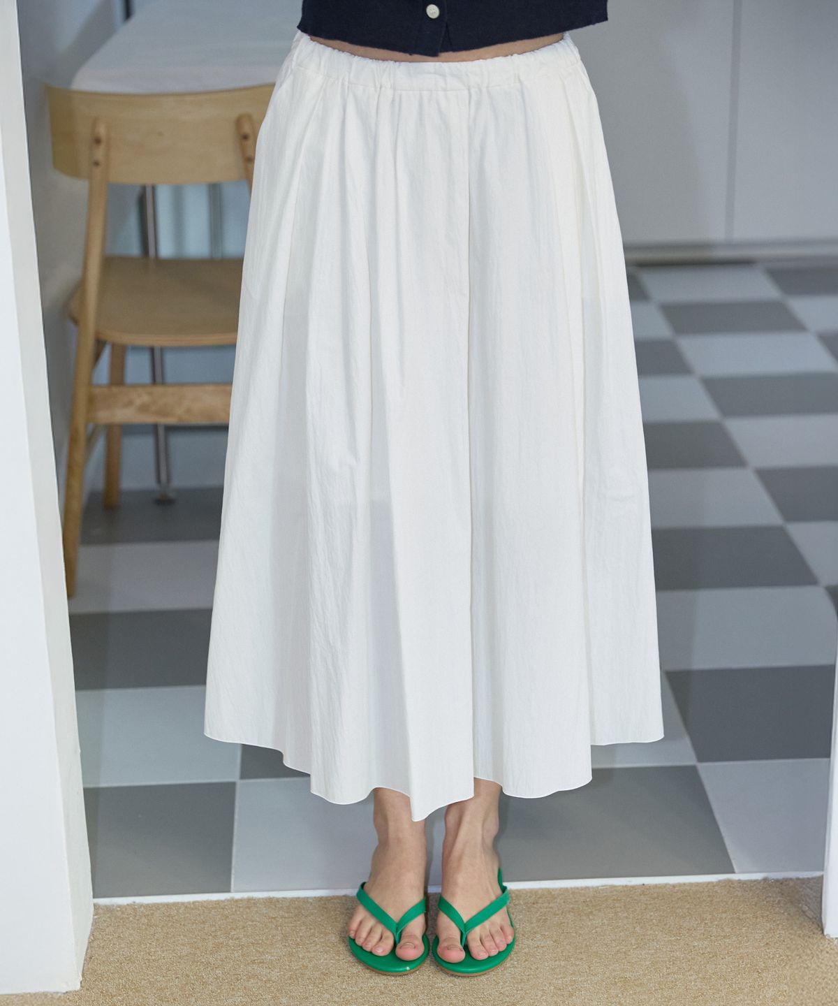 오픈도어스튜디오(OPENDOORSTUDIO) Cn irregularity skirt  Ivory