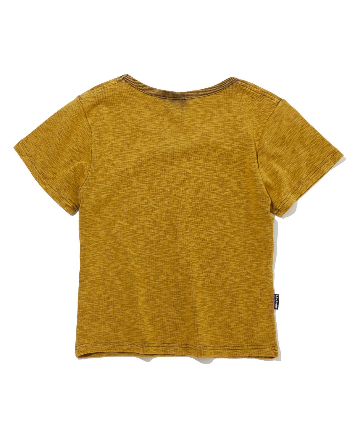 펜필드(PENFIELD) 빈티지 핸드 드로잉 아트워크 슬림핏 여성 반팔 티셔츠 카키_FS2KT81F