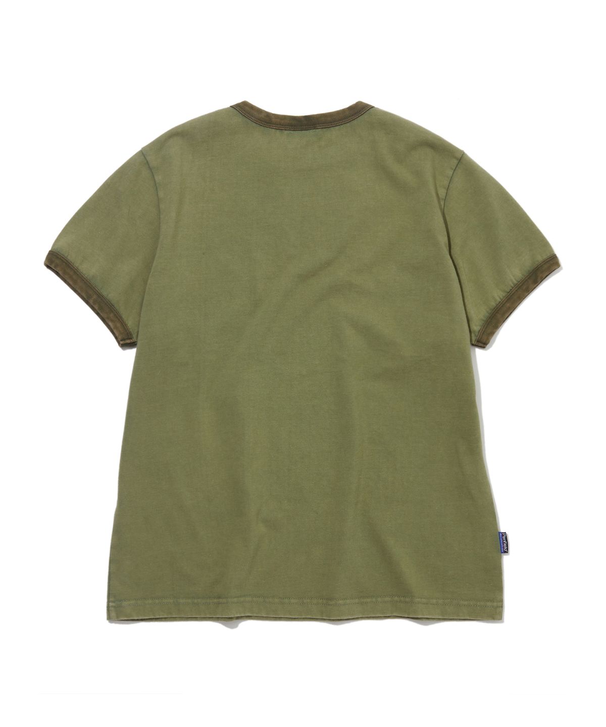 펜필드(PENFIELD) 빈티지 베어 아트워크 링거 반팔티 라이트카키_FS2KT69F