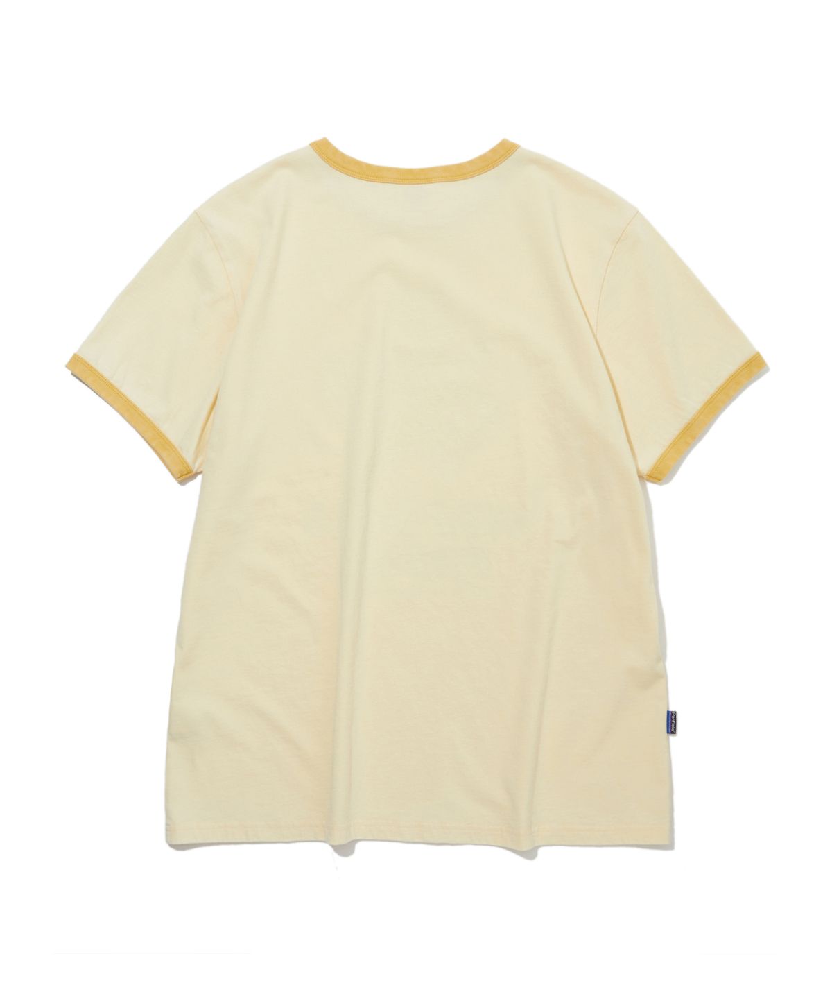 펜필드(PENFIELD) 빈티지 서퍼베어 아트워크 링거 반팔티 레몬_FS2KT69U