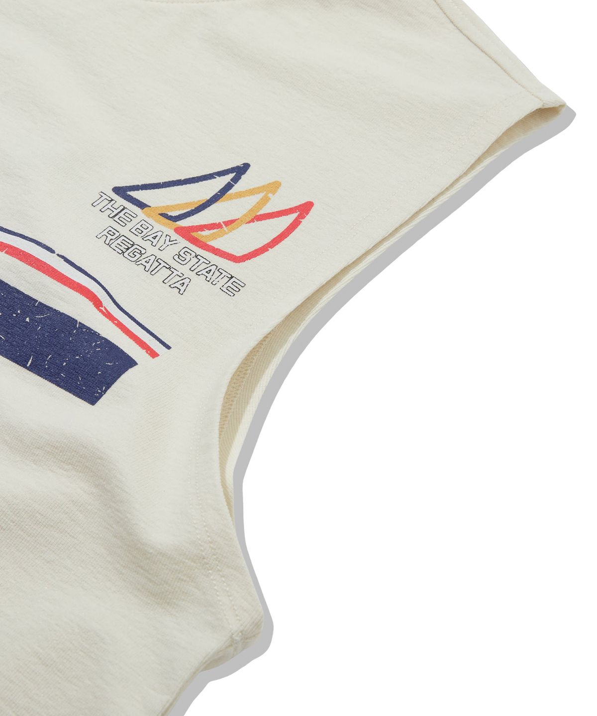 펜필드(PENFIELD) 레가타 팀 슬리브리스 화이트_FS2KV200