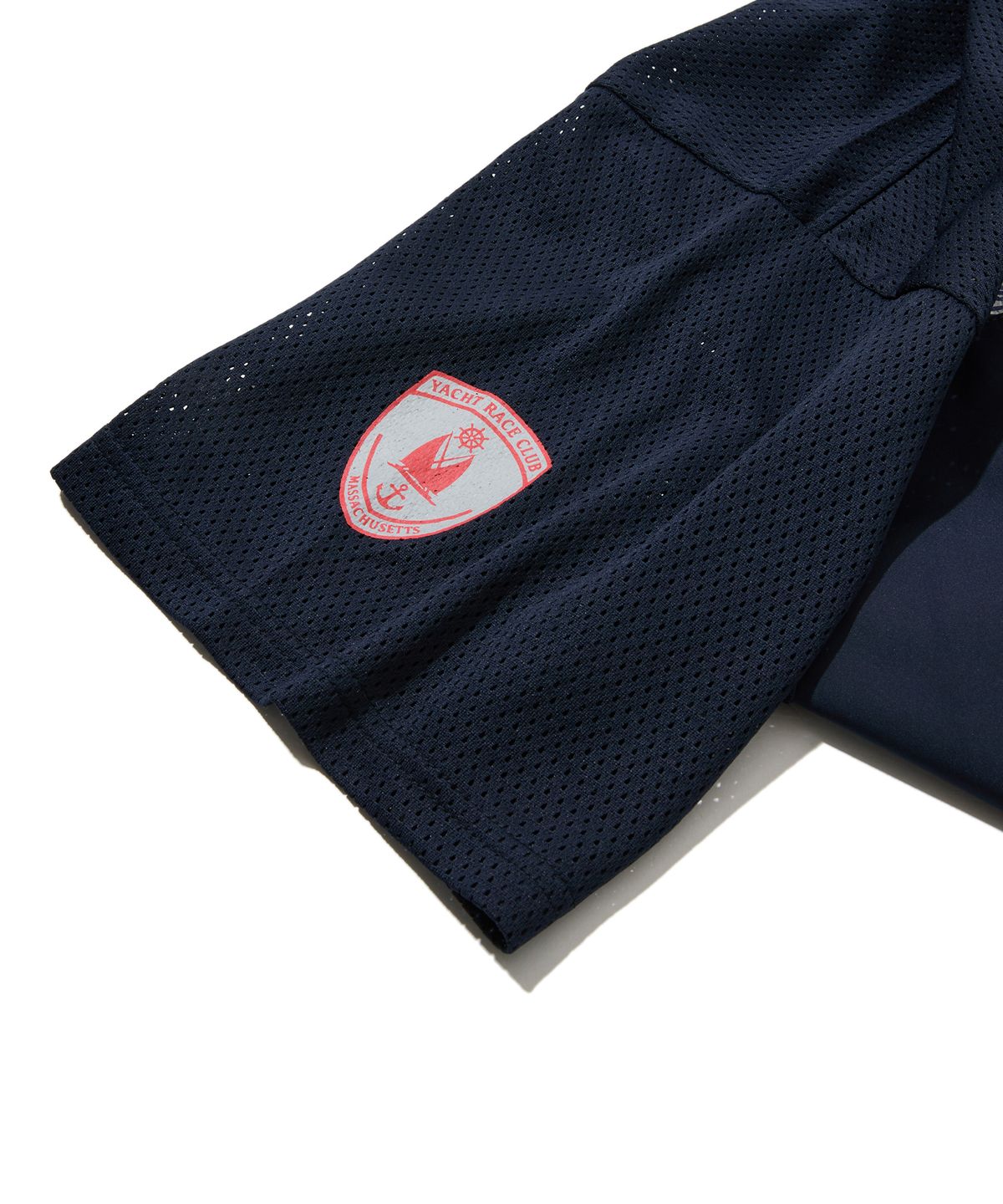 펜필드(PENFIELD) 레가타 챌린저 매쉬 져지 하프 슬리프 네이비_FS2KT101