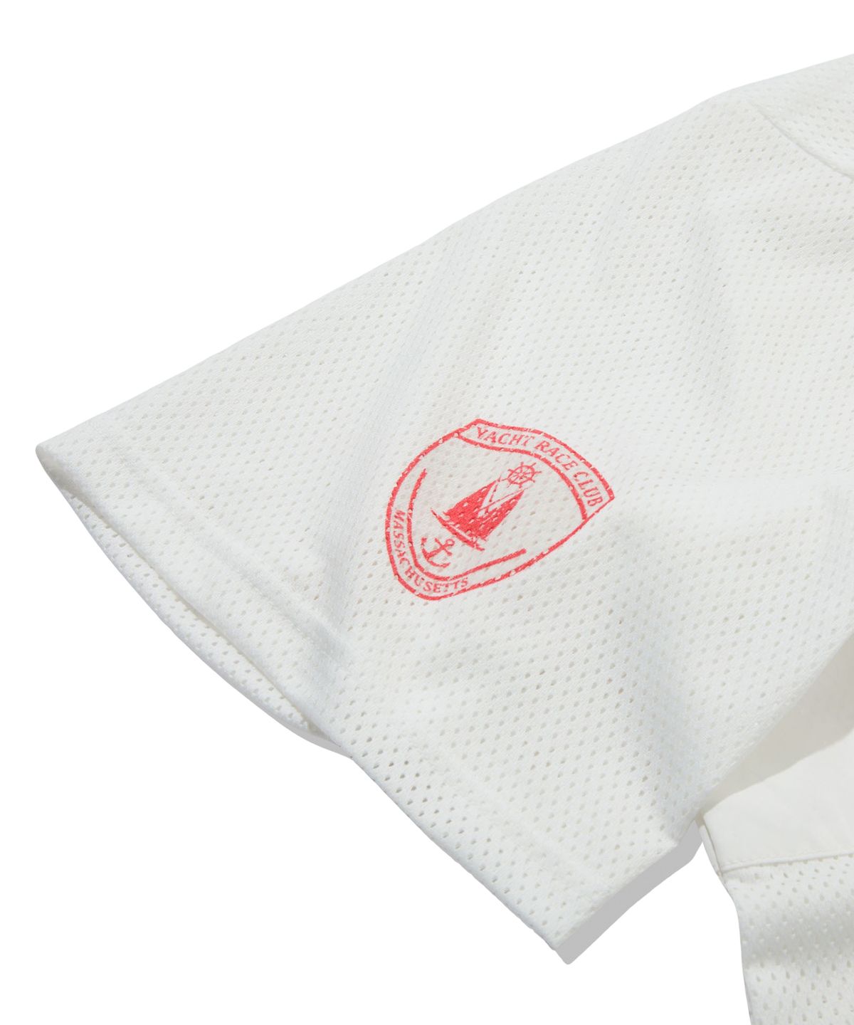 펜필드(PENFIELD) 레가타 챌린저 매쉬 져지 하프 슬리프 화이트_FS2KT100