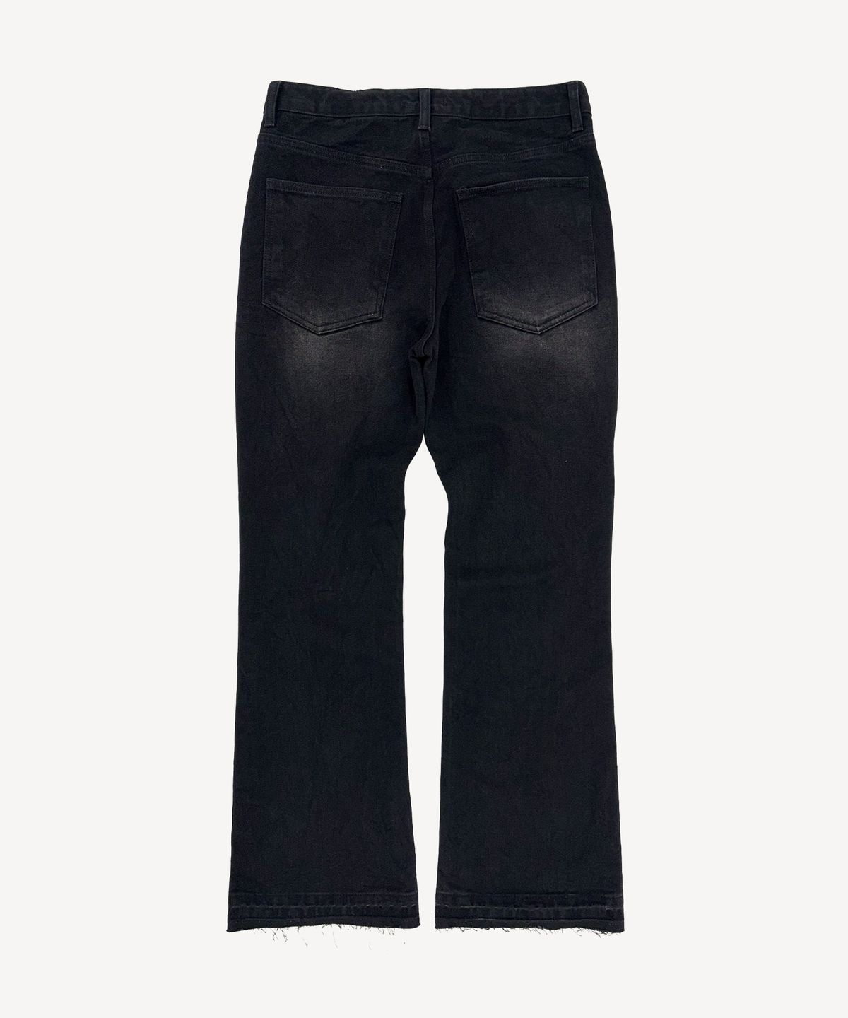 이피알 레이어(EPR LAYER) Washed Flared Black Jeans