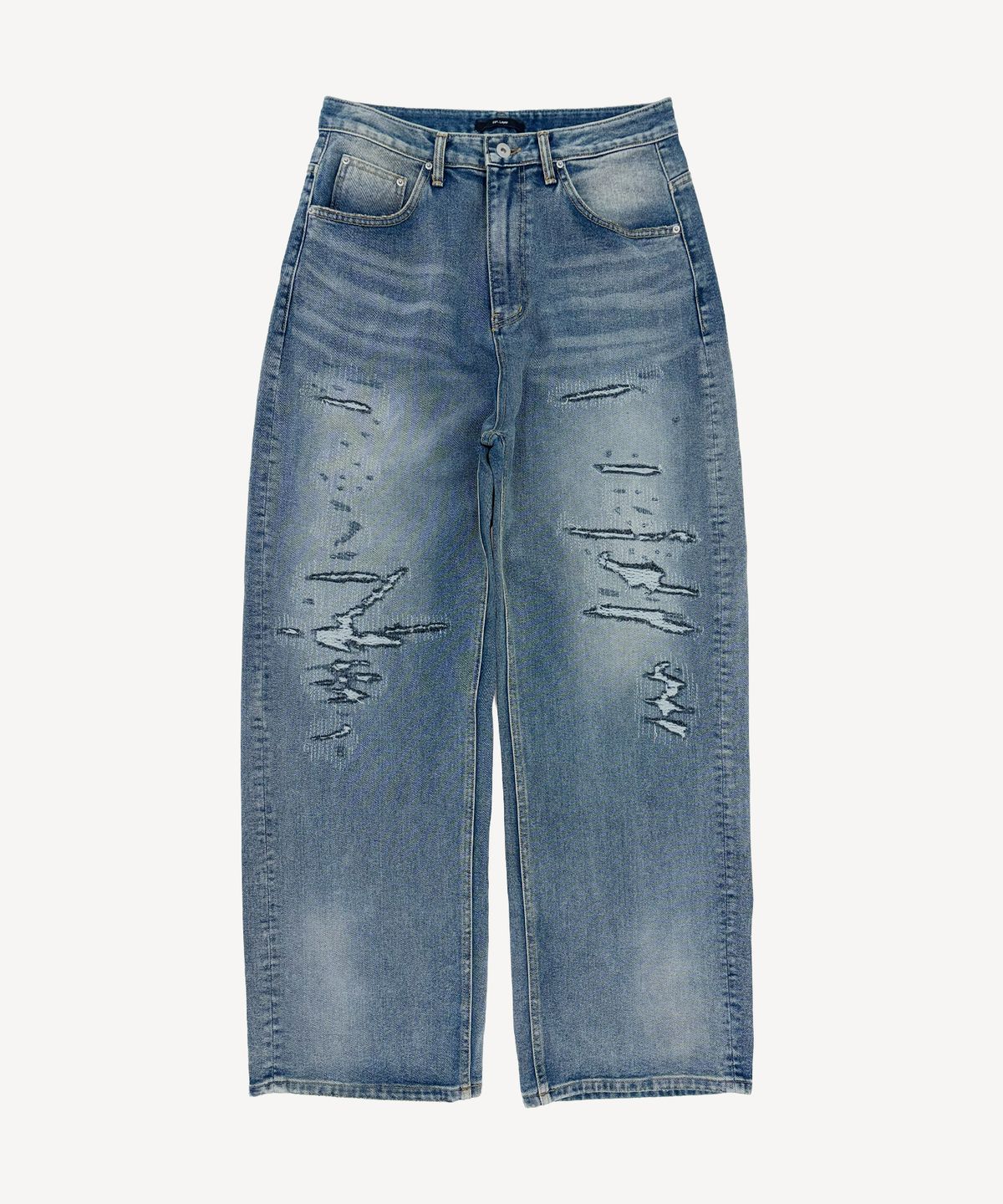 이피알 레이어(EPR LAYER) Repaired Wide Leg Denim