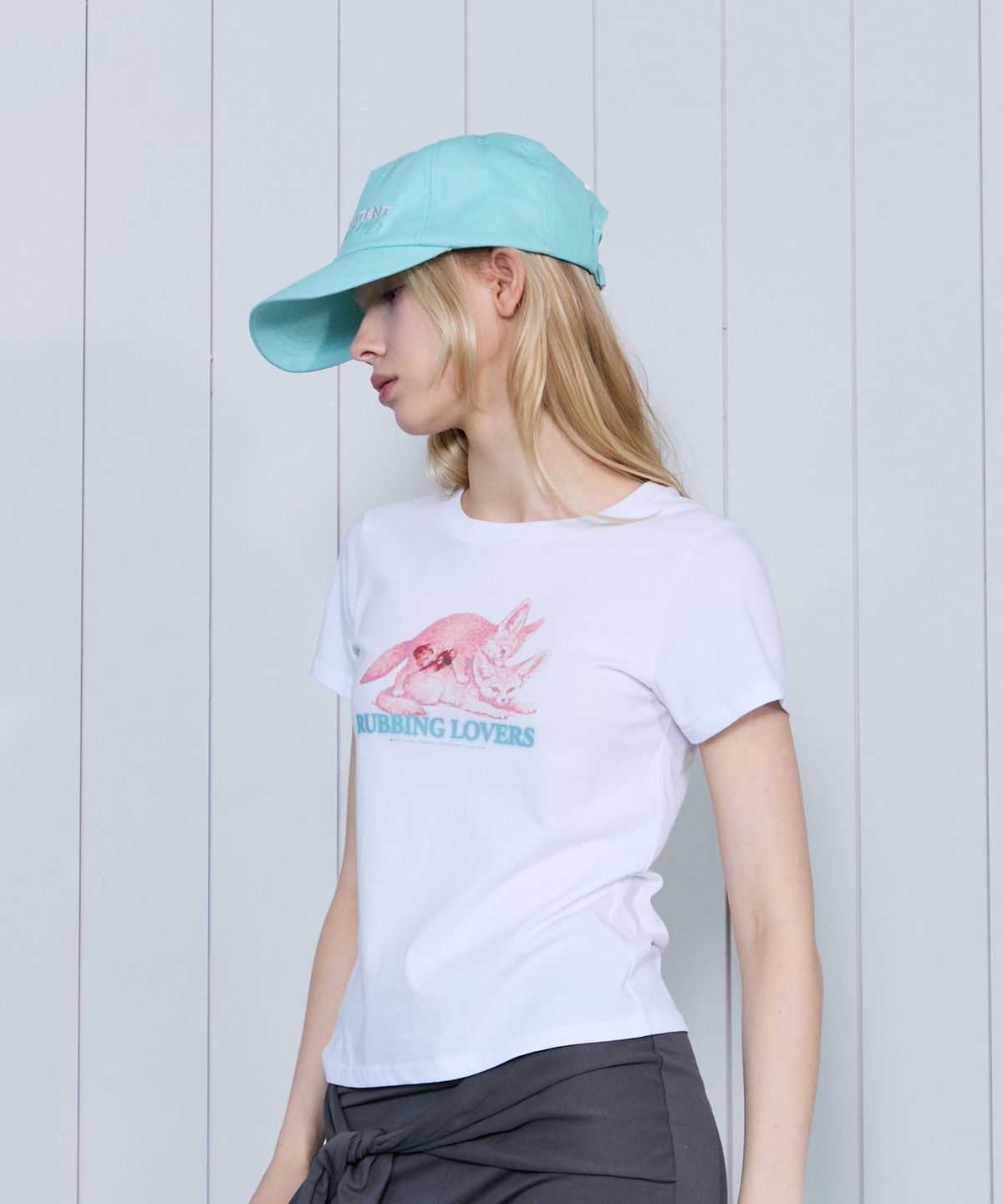 라라폭스(LALAFOX) ADULT CONTENT 5 PANEL CAP GREEN BS2AH002