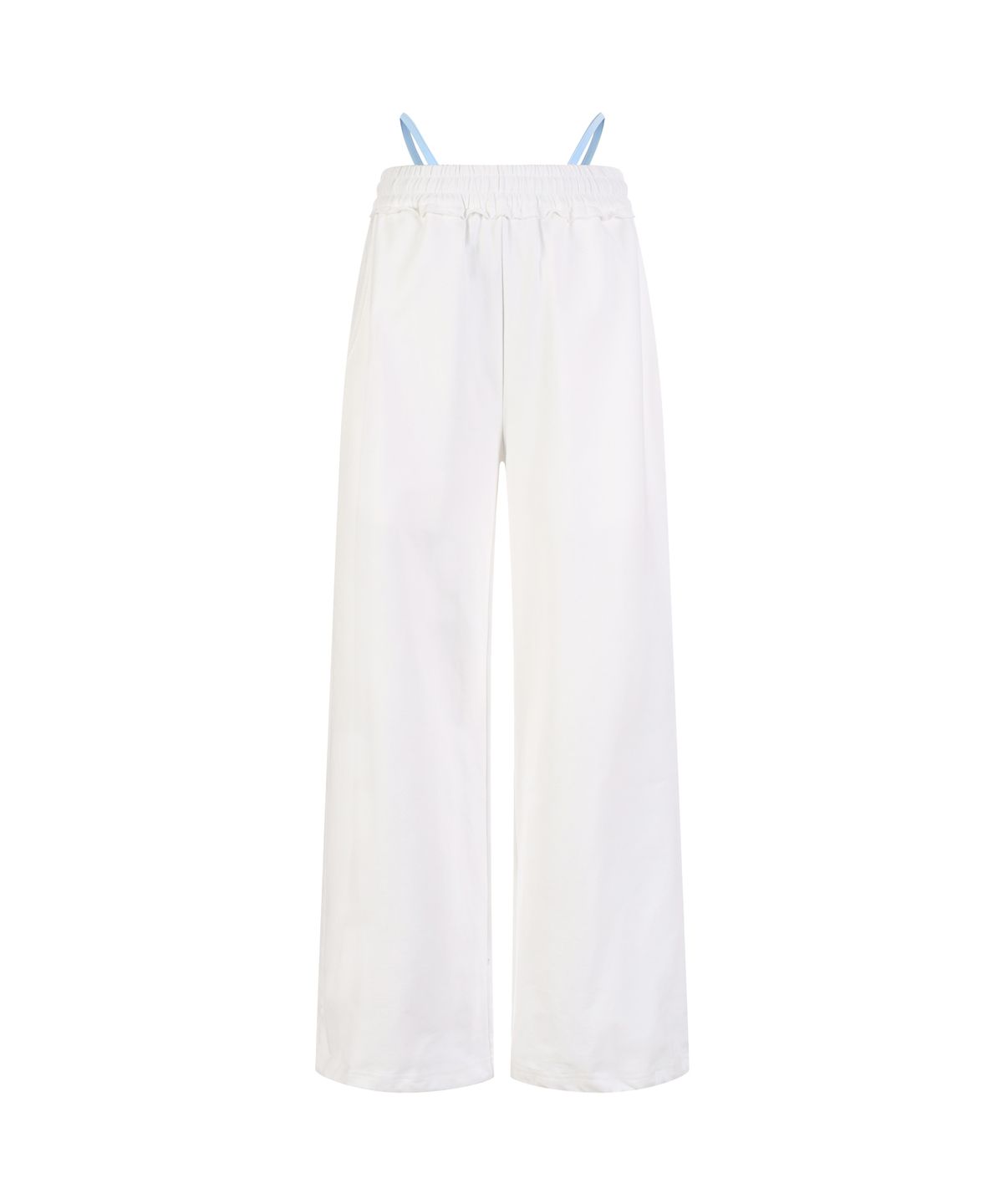 라라폭스(LALAFOX) T-LAYERED SWEATPANTS WHITE BS2WP009
