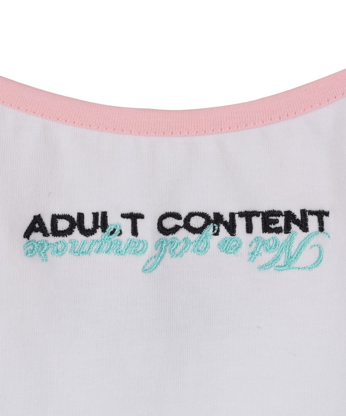 라라폭스(LALAFOX) ADULT CONTENT SLEEVELESS CAMI TOP WHITE BS2CV009