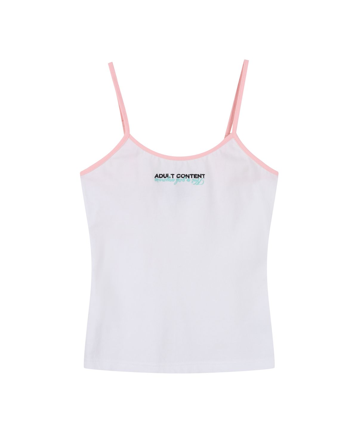 라라폭스(LALAFOX) ADULT CONTENT SLEEVELESS CAMI TOP WHITE BS2CV009