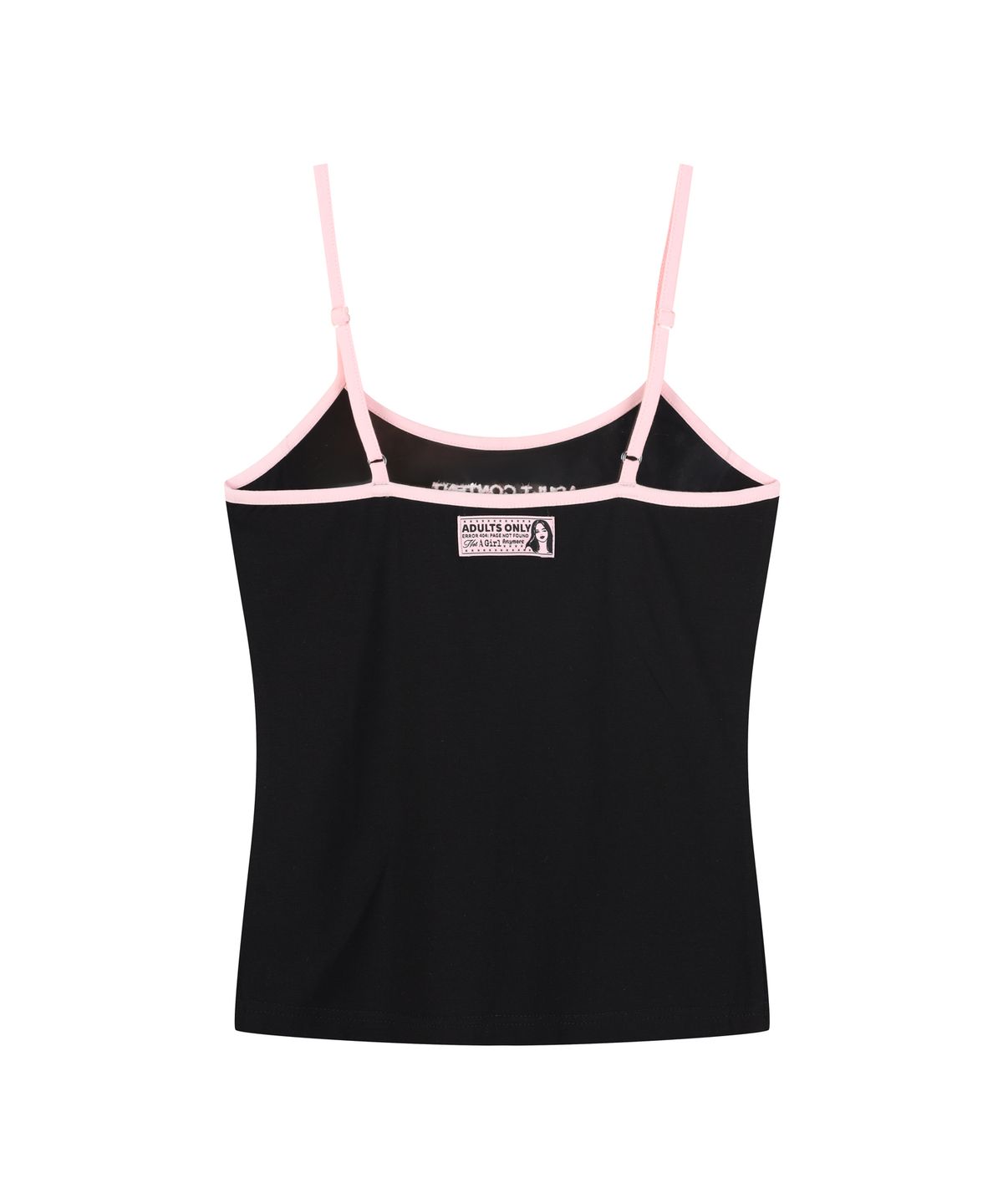 라라폭스(LALAFOX) ADULT CONTENT SLEEVELESS CAMI TOP BLACK BS2CV008