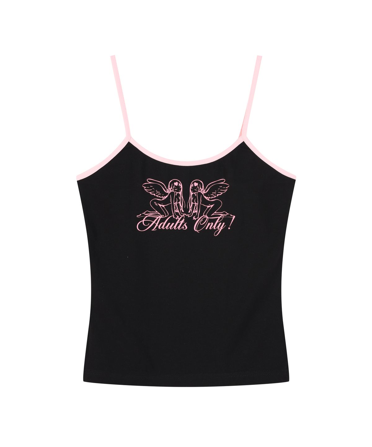 라라폭스(LALAFOX) ANGEL SLEEVELESS CAMI TOP BLACK BS2CV007