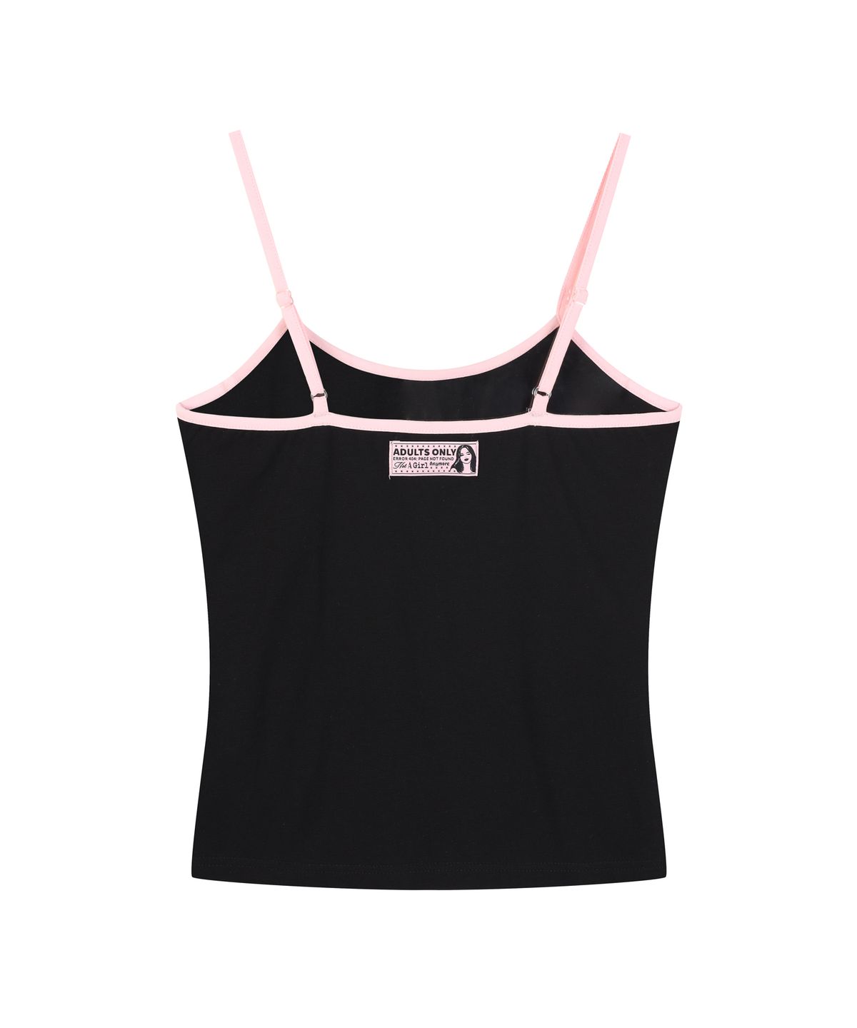 라라폭스(LALAFOX) ANGEL SLEEVELESS CAMI TOP BLACK BS2CV007