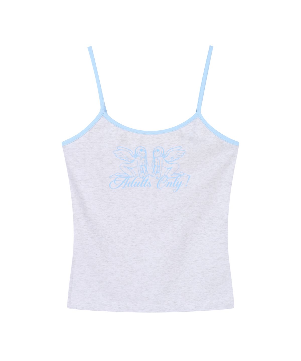 라라폭스(LALAFOX) ANGEL SLEEVELESS CAMI TOP GREY BS2CV005