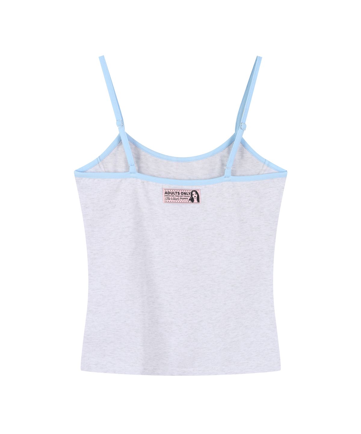 라라폭스(LALAFOX) ANGEL SLEEVELESS CAMI TOP GREY BS2CV005
