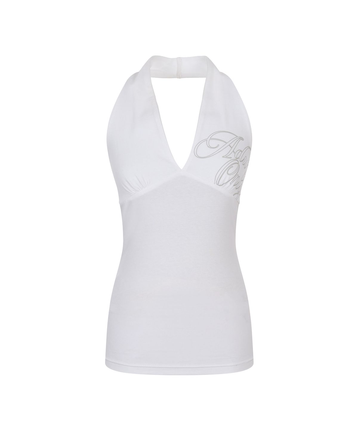 라라폭스(LALAFOX) ADULTS ONLY HALTER NECK TOP WHITE BS2CV002