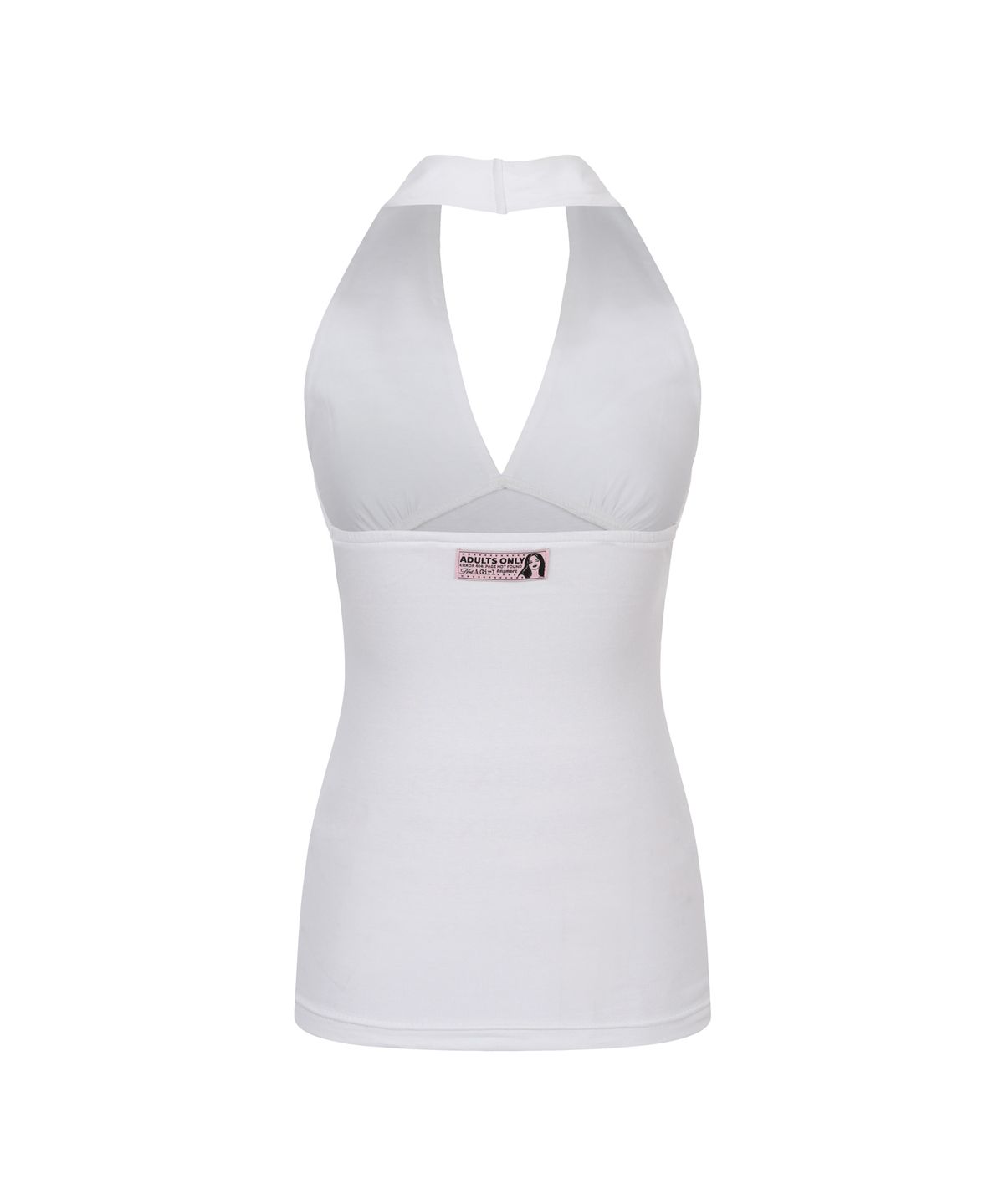 라라폭스(LALAFOX) ADULTS ONLY HALTER NECK TOP WHITE BS2CV002