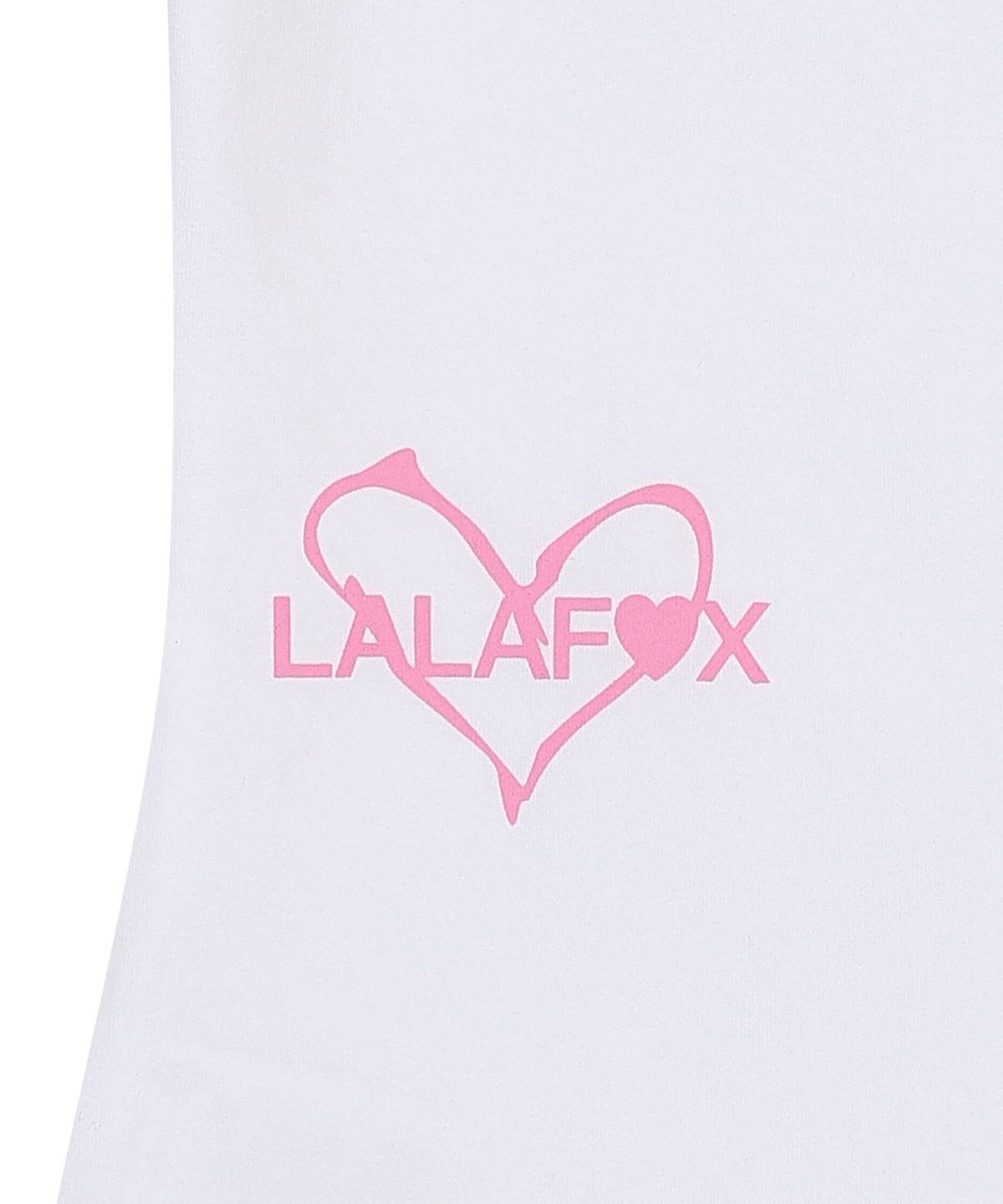 라라폭스(LALAFOX) FLIRT COLLAR T-SHIRT WHITE BS2CH020