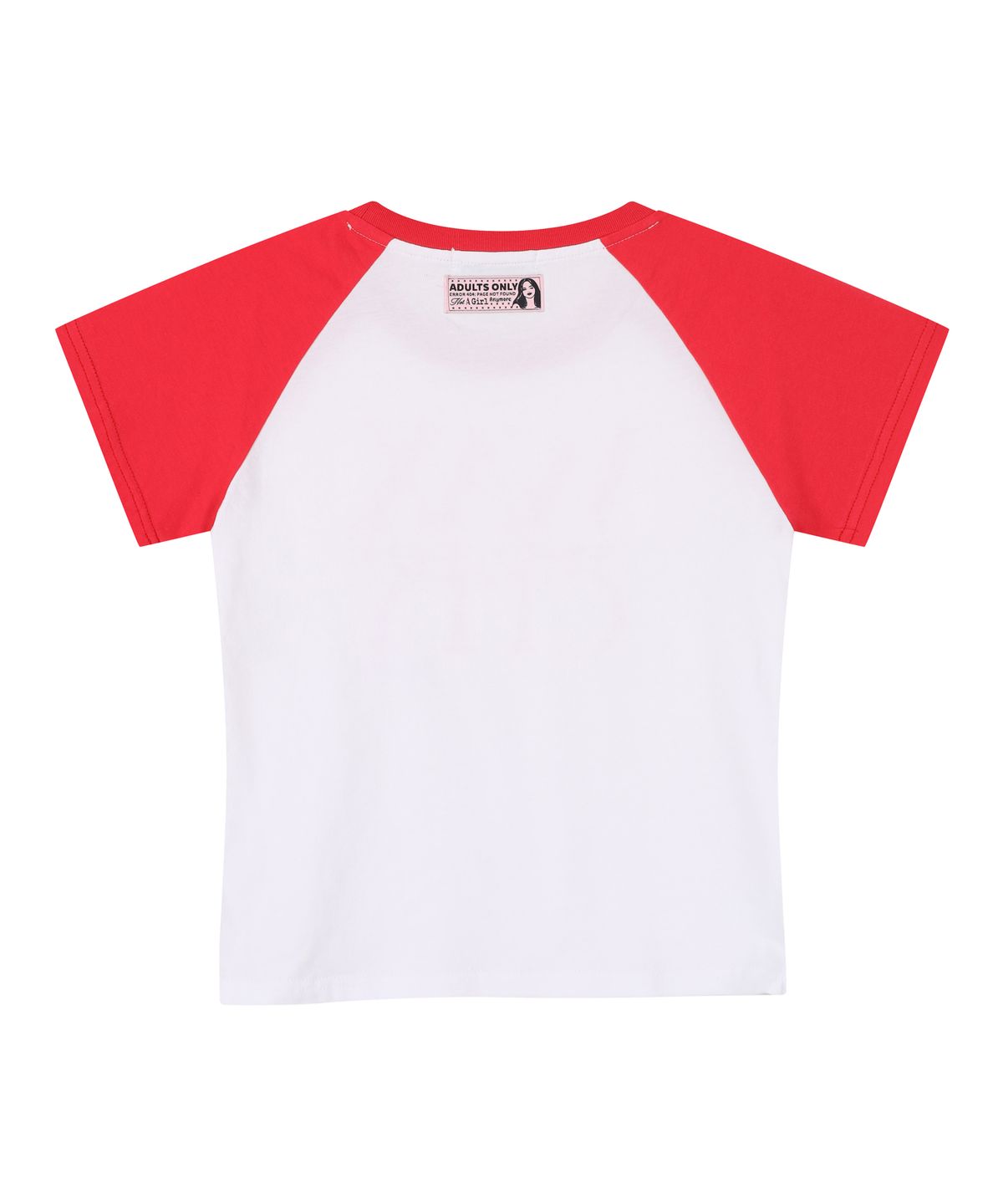 라라폭스(LALAFOX) IN THE CITY RAGLAN T-SHIRT WHITE BS2CH024