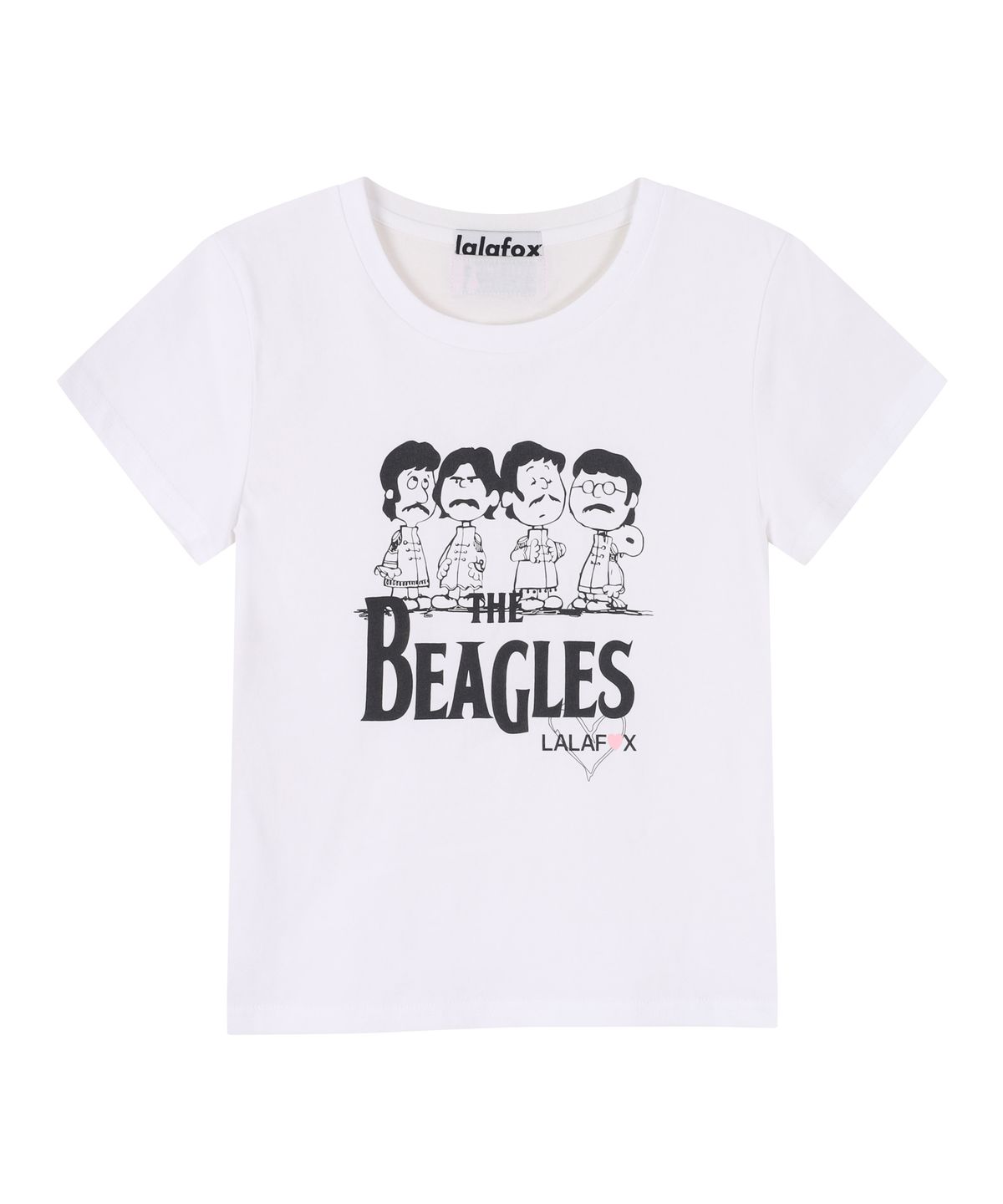 라라폭스(LALAFOX) THE BEAGLES T-SHIRT WHITE BS2CH021
