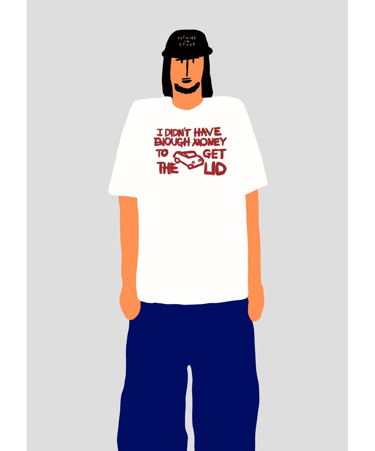 준시오(JUNSIO) WHITE LID T-SHIRT