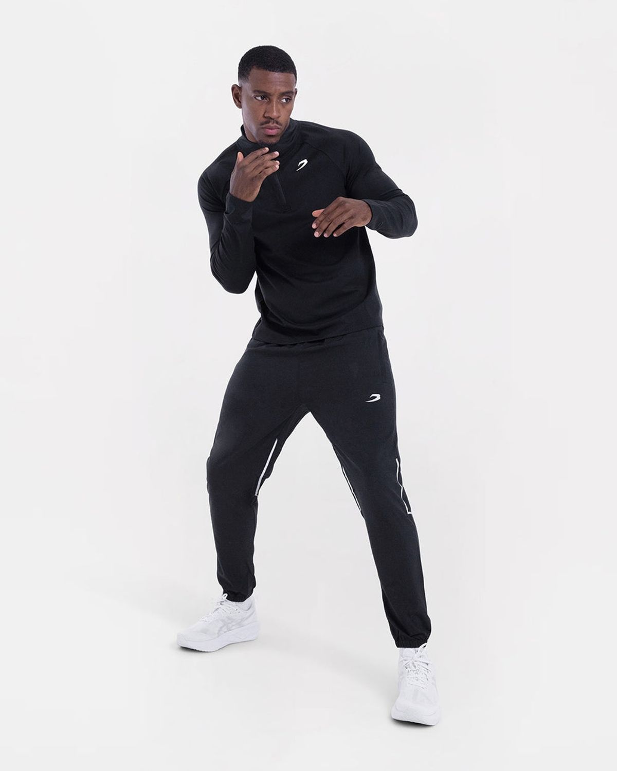 복스로(BOXRAW) 발데스 1/4 집업 롱슬리브 티셔츠 BXRW-VLDQZ