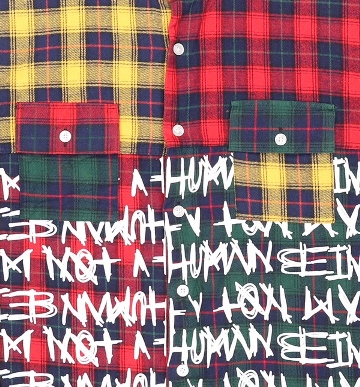 아임낫어휴먼비잉(I AM NOT A HUMAN BEING) 캐주얼 셔츠 XL