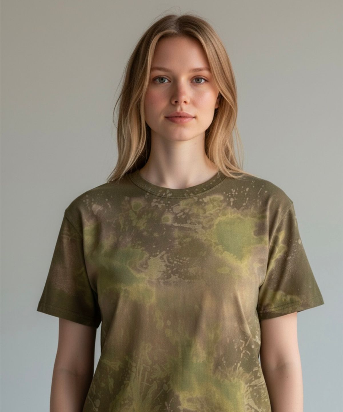 본슬리피(BORN SLIPPY) Addicted Splash Washed Tee (Avocado Lime Burst)
