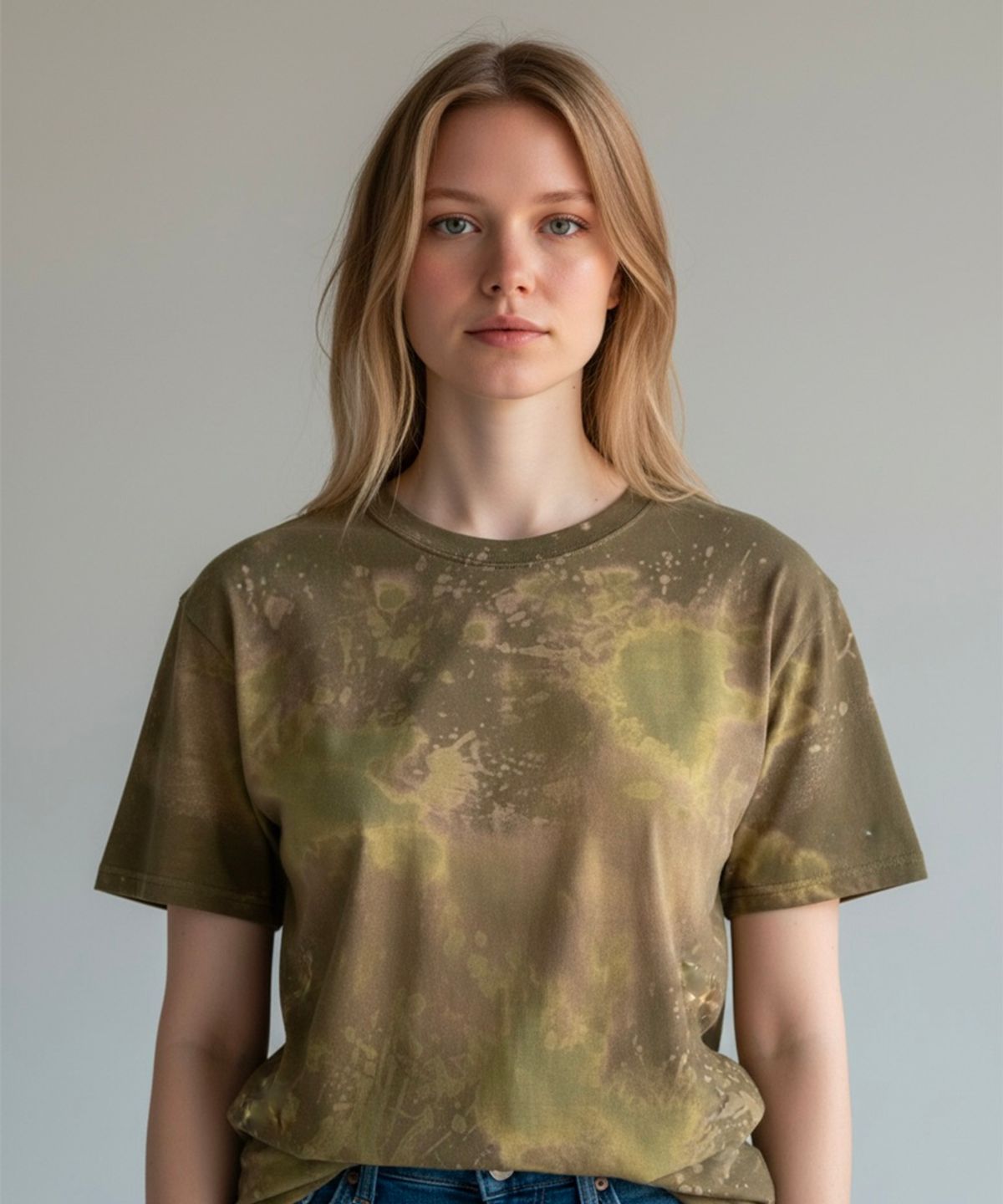본슬리피(BORN SLIPPY) Addicted Splash Washed Tee (Avocado Lime Burst)