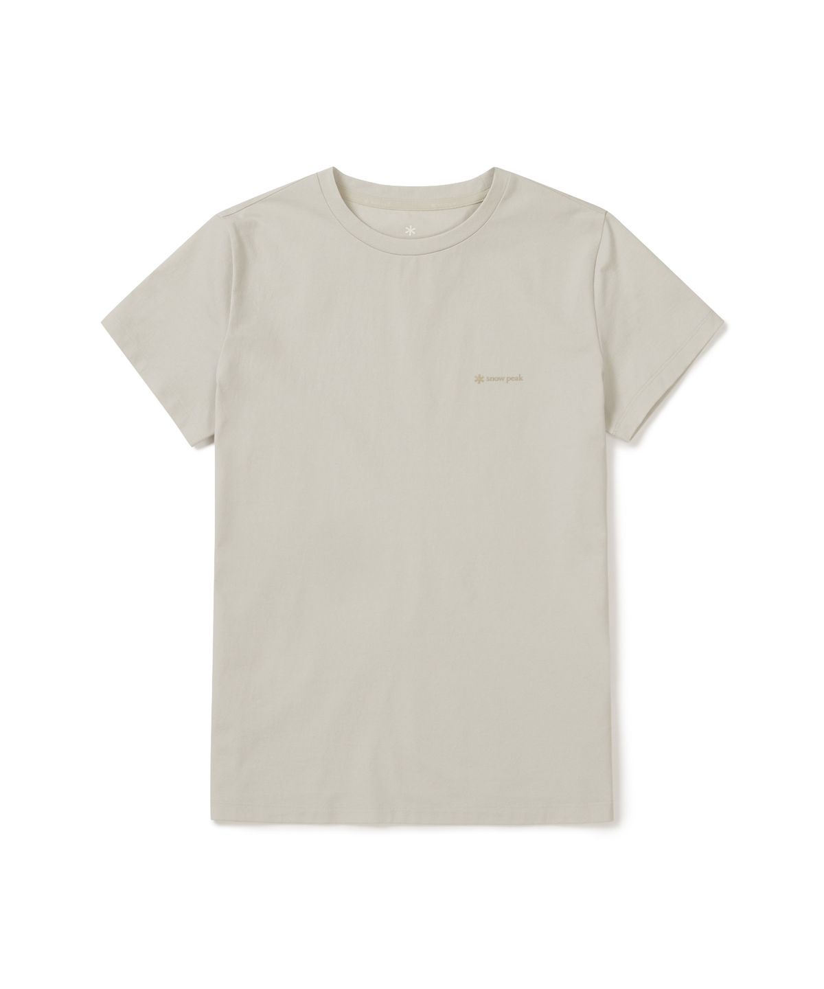 스노우피크 어패럴(SNOWPEAK APPAREL) 퀵드라이 프라임플렉스 여성 반팔 티셔츠 (S26MWTTS21) Light Beige
