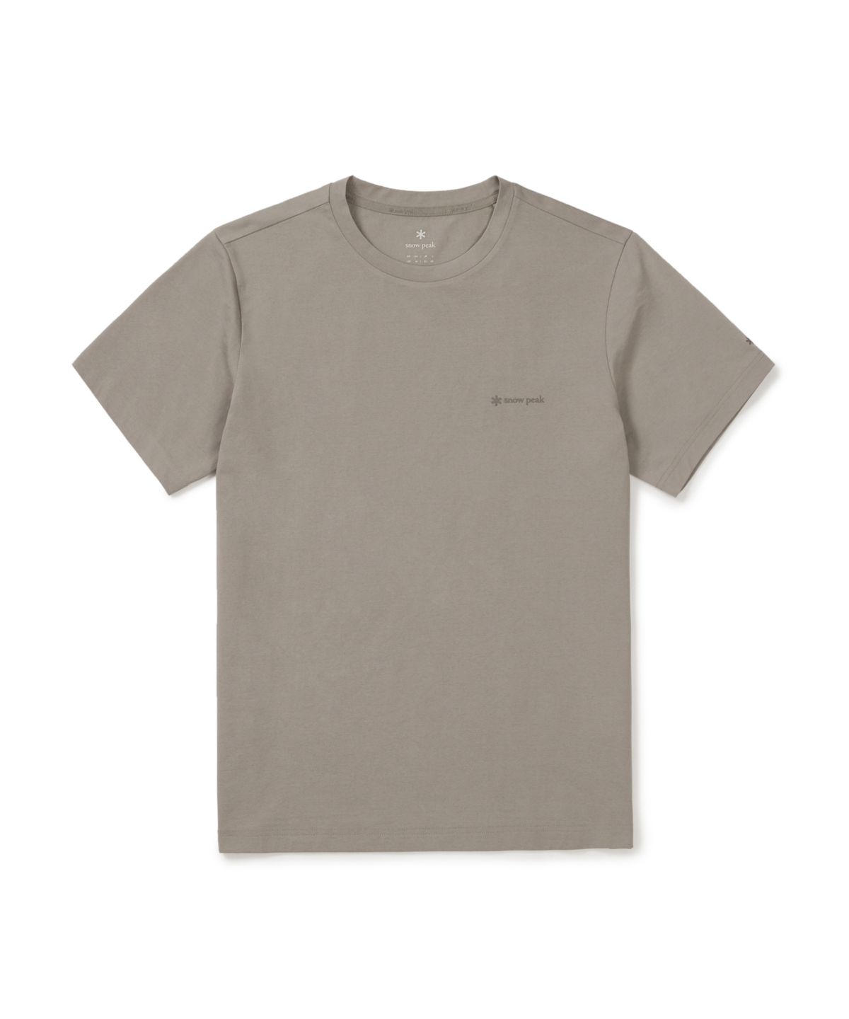 스노우피크 어패럴(SNOWPEAK APPAREL) 퀵드라이 프라임플렉스 반팔 티셔츠 (S26MMTTS20) Fog Gray