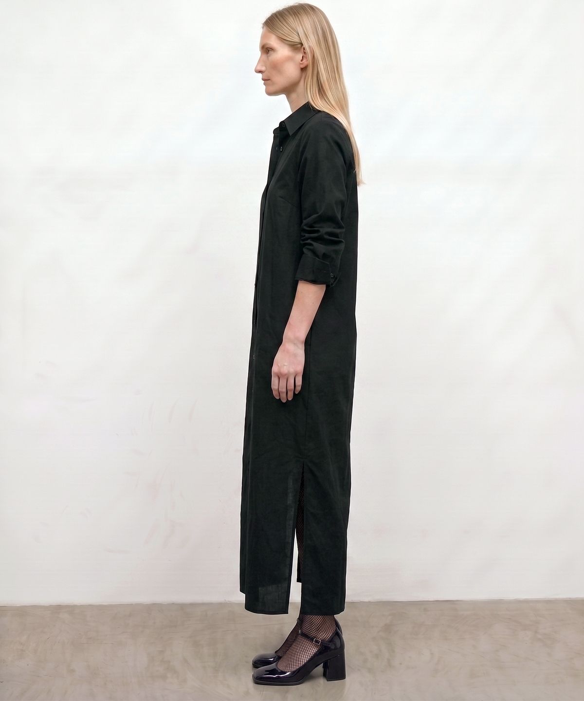 킴도(KIMDOH) Rovel Shirt Dress / Black