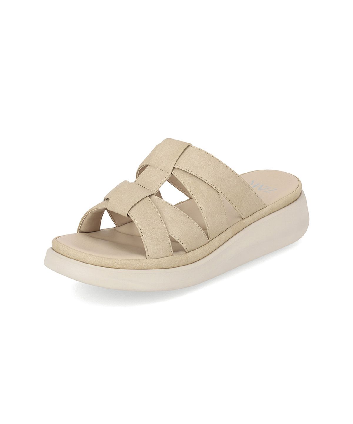 엘칸토(ELCANTO) 마쯔 여성 와이드 위빙 크로스 컴포트 뮬 3.5cm LCWW62M626