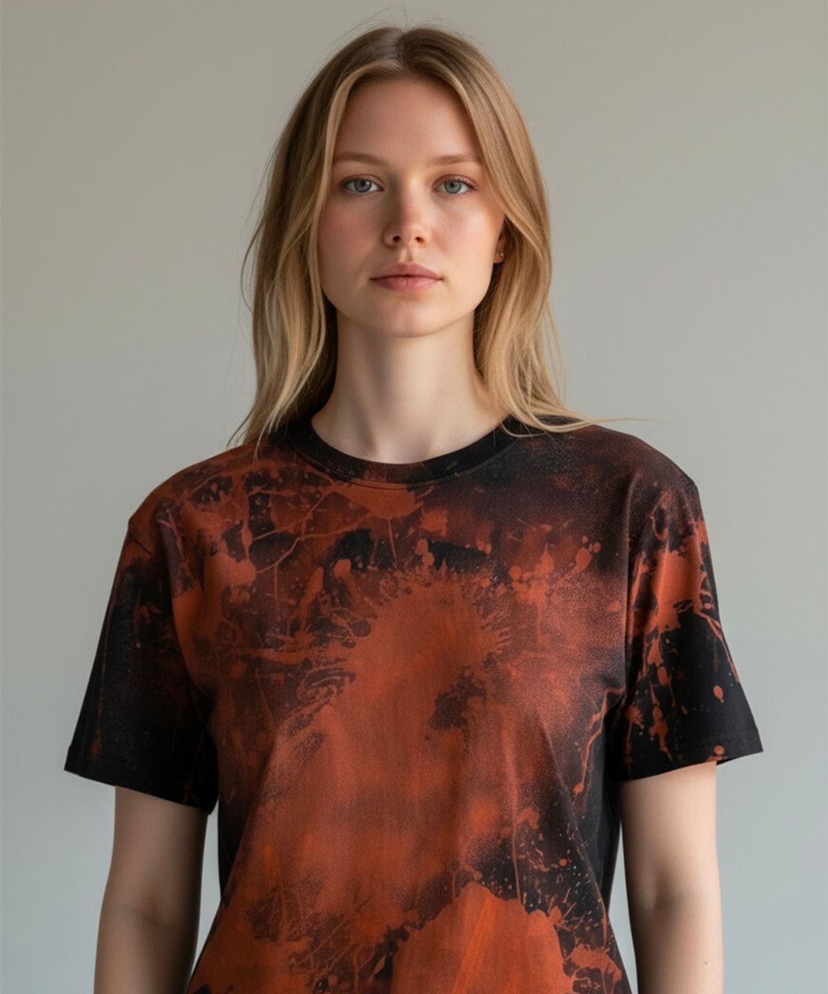 본슬리피(BORN SLIPPY) Addicted Splash Washed Tee (Midnight Blueberry)