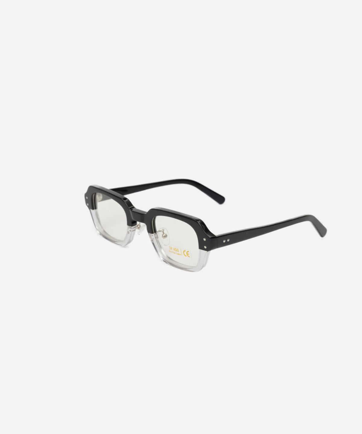 와이엠씨엘케이와이(YMCL KY) USS S9 Eyewear Frame - Frame : BlackXClear / Lens : Clear