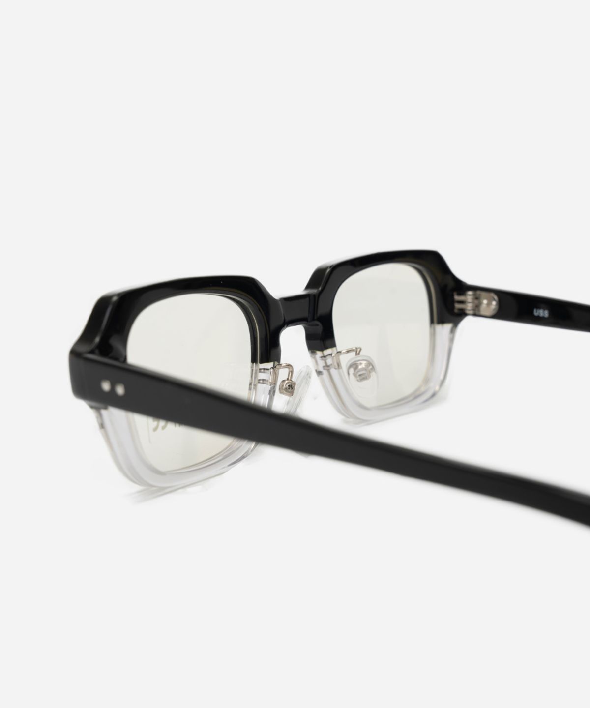 와이엠씨엘케이와이(YMCL KY) USS S9 Eyewear Frame - Frame : BlackXClear / Lens : Clear