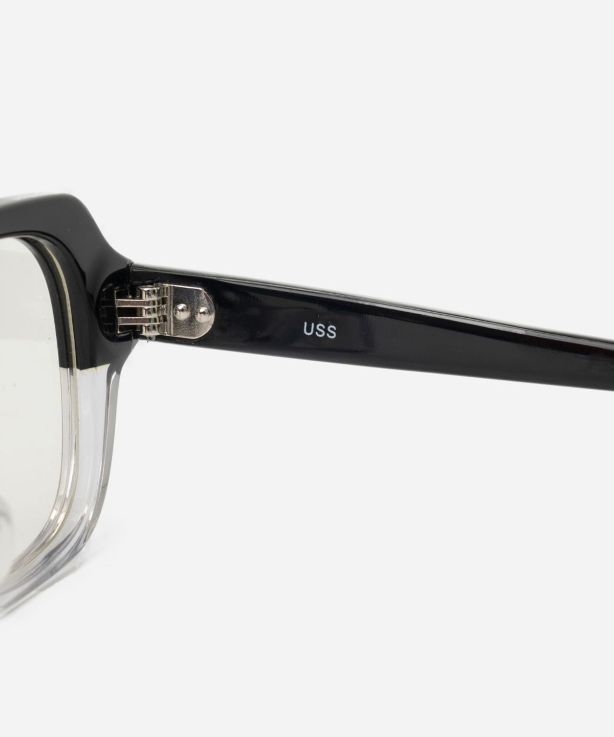 와이엠씨엘케이와이(YMCL KY) USS S9 Eyewear Frame - Frame : BlackXClear / Lens : Clear