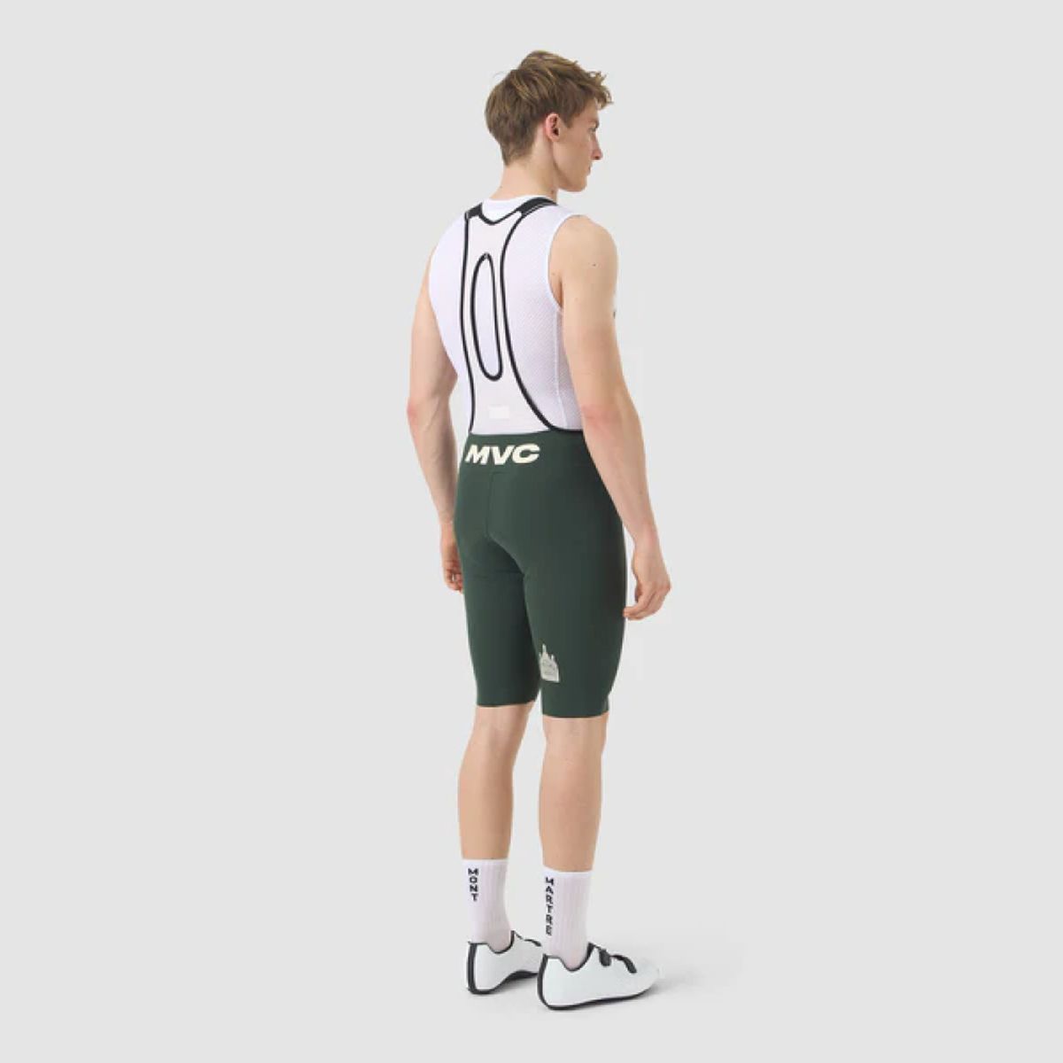 카페 드 사이클리스트(CAFE DU CYCLISTE) 빅투아르 MVC 레이스 빕숏 다크 그린 남성
