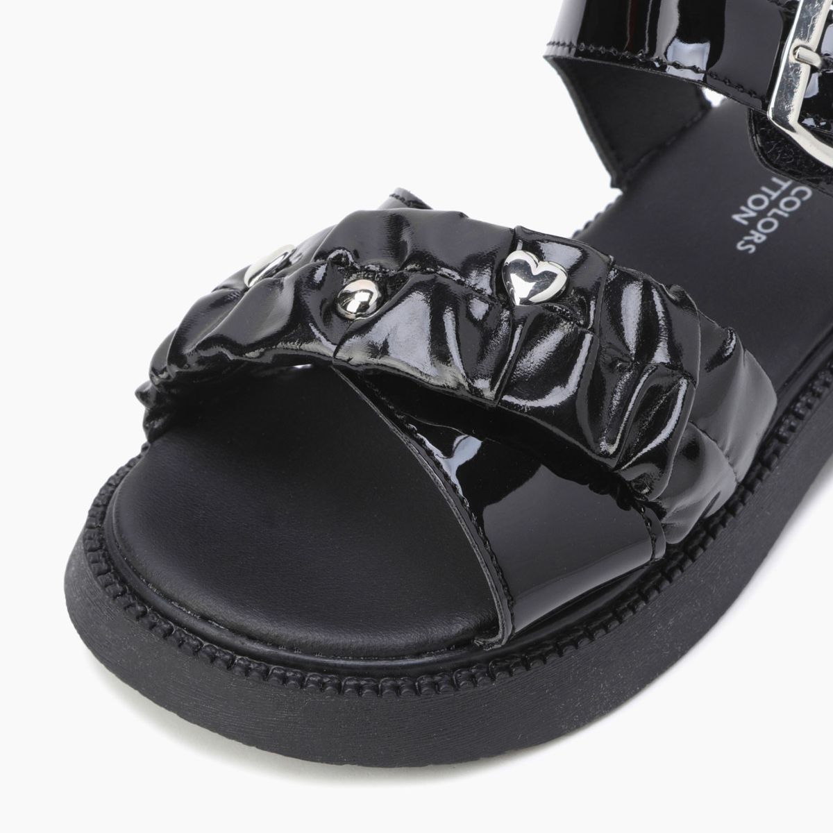 베네통키즈(BENETTONKIDS) 블랙하트 샌들_QCSH14631BK