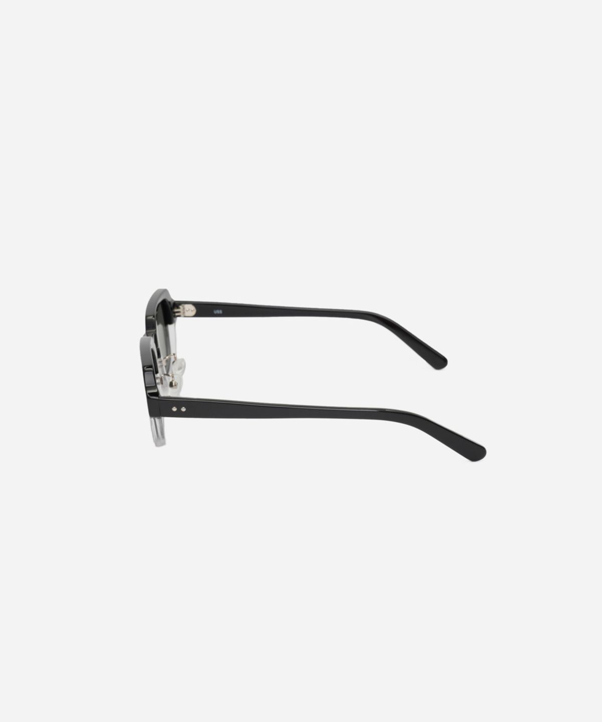 와이엠씨엘케이와이(YMCL KY) USS S9 Eyewear Frame - Frame : BlackXClear / Lens : Grey