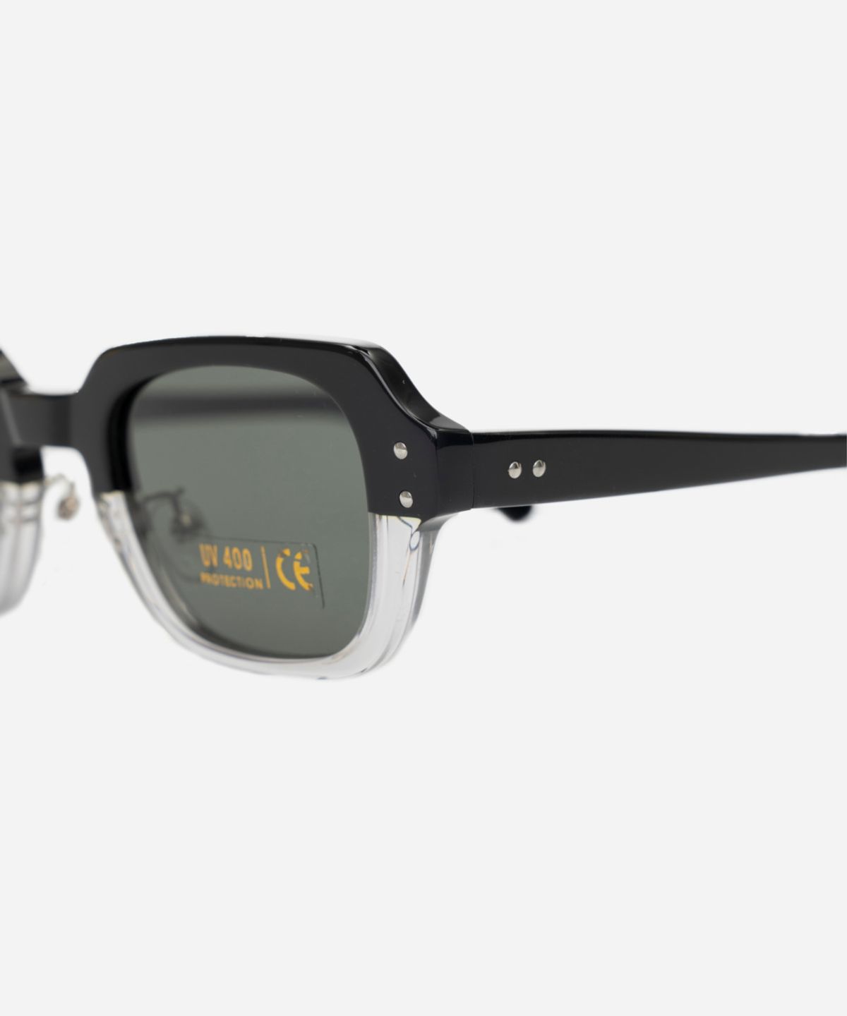 와이엠씨엘케이와이(YMCL KY) USS S9 Eyewear Frame - Frame : BlackXClear / Lens : Grey
