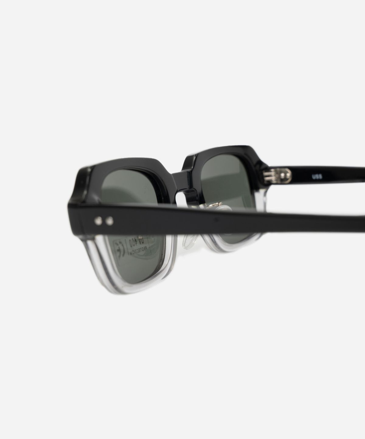 와이엠씨엘케이와이(YMCL KY) USS S9 Eyewear Frame - Frame : BlackXClear / Lens : Grey