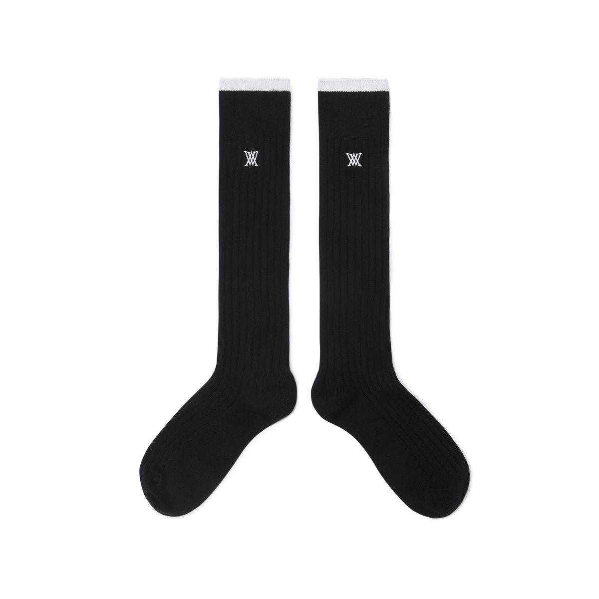 어뉴골프(ANEW GOLF) [ONLINE EXCLUSIVE] WOMEN KNEE SOCKS_BK