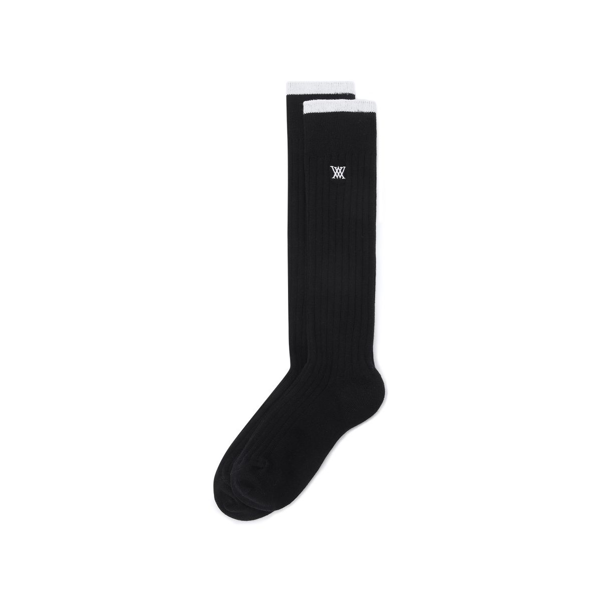 어뉴골프(ANEW GOLF) [ONLINE EXCLUSIVE] WOMEN KNEE SOCKS_BK