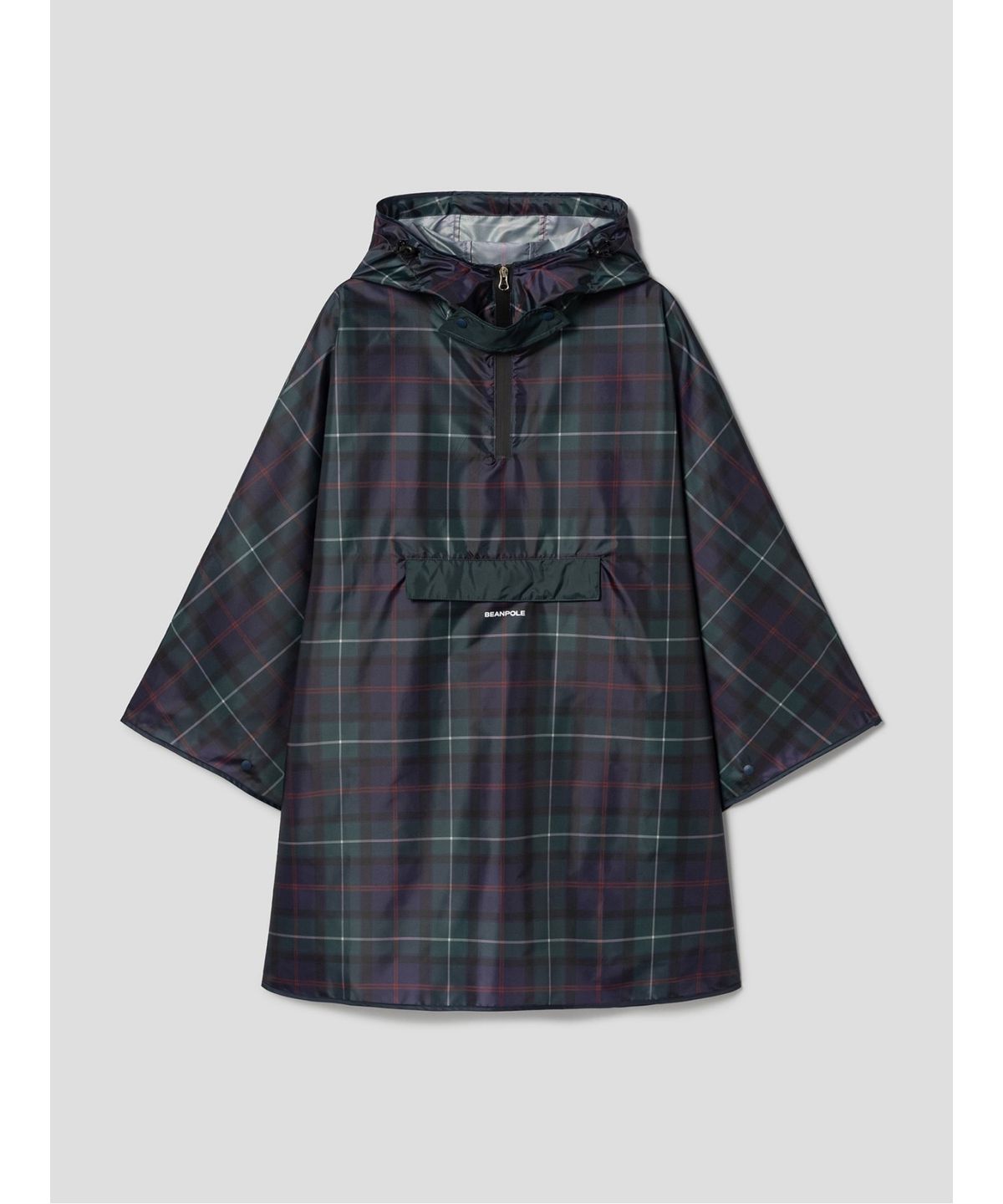 빈폴 액세서리(BEANPOLE ACCESSORY) 체크 판초  네이비