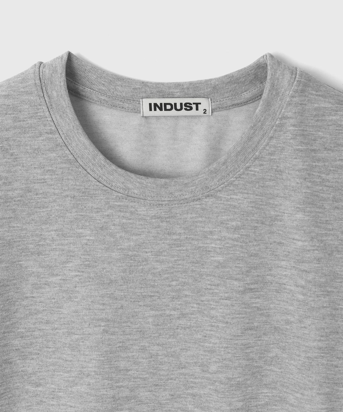 인더스트(INDUST) 에센셜 크롭 반팔 티셔츠_4COLOR