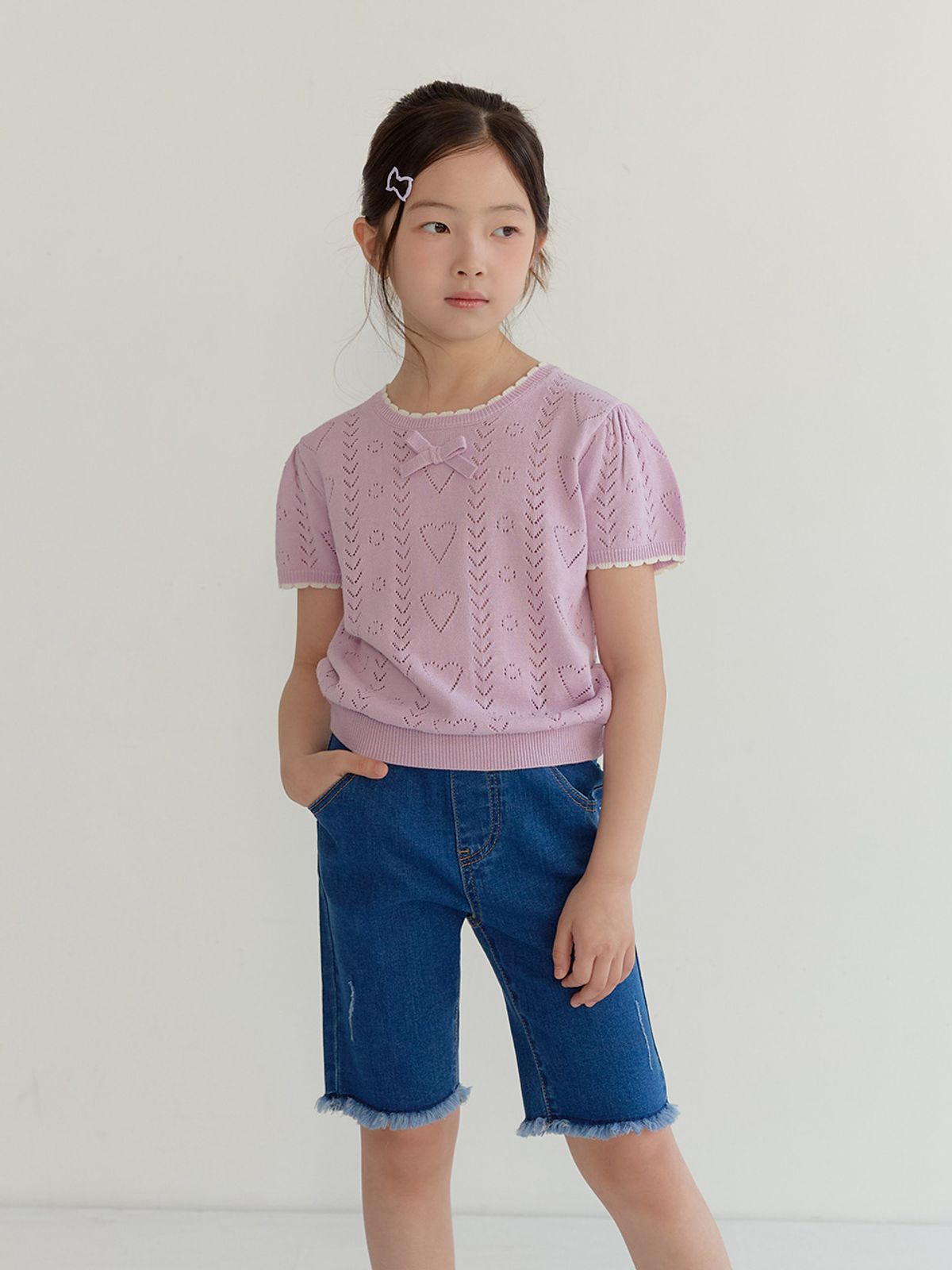 베베테일러(BEBETAILOR) 하트 스카시 풀오버