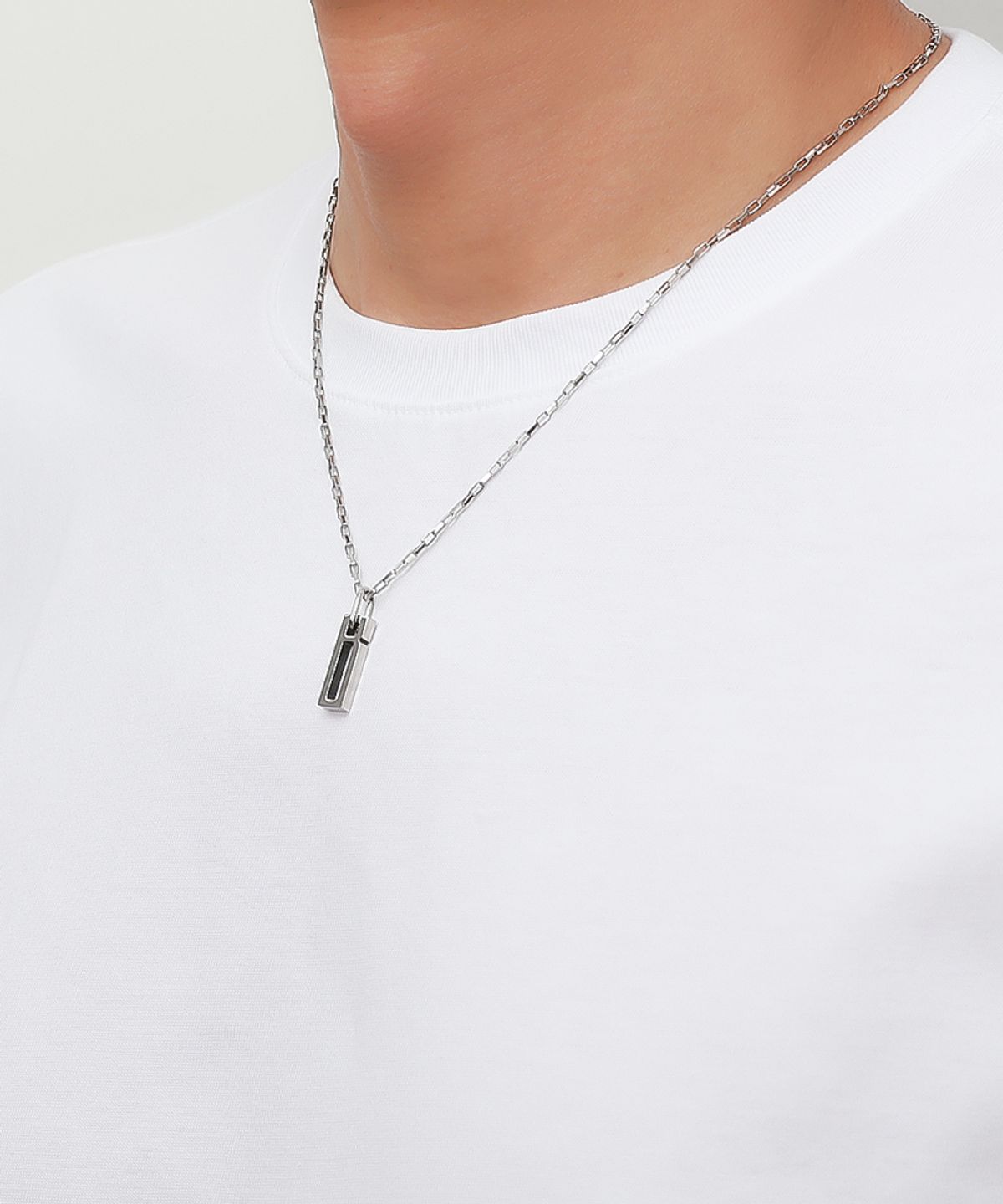 블랑시에르(BLANCIER) 블랑B 미듐 BM261N1258  펜던트 남자 여자 체인  목걸이