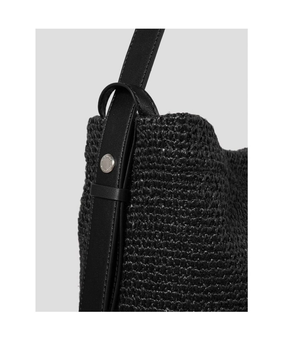 빈폴 액세서리(BEANPOLE ACCESSORY) 라피아 숄더백  블랙