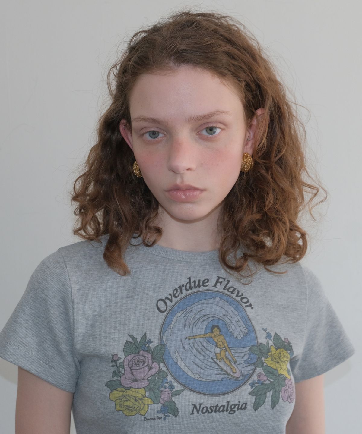 오버듀플레어(OVERDUEFLAIR) RETRO ARTWORK T-SHIRT_GREY